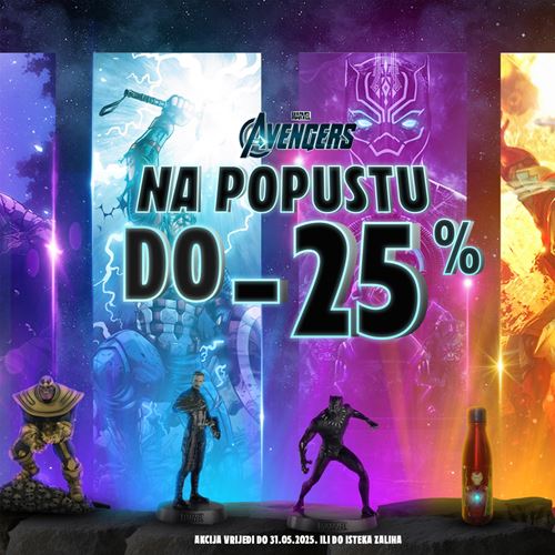 Avengers akcija (do 25%) <br/> u Puna Kolica